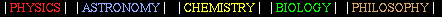 Forum Letters -Navigational Bar